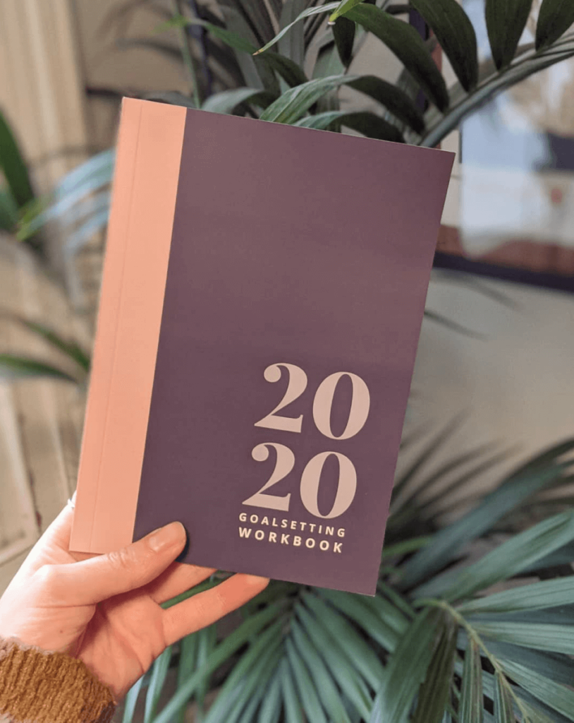 2020 goals workbook from Women's life coach and career coach Kat Horrocks
